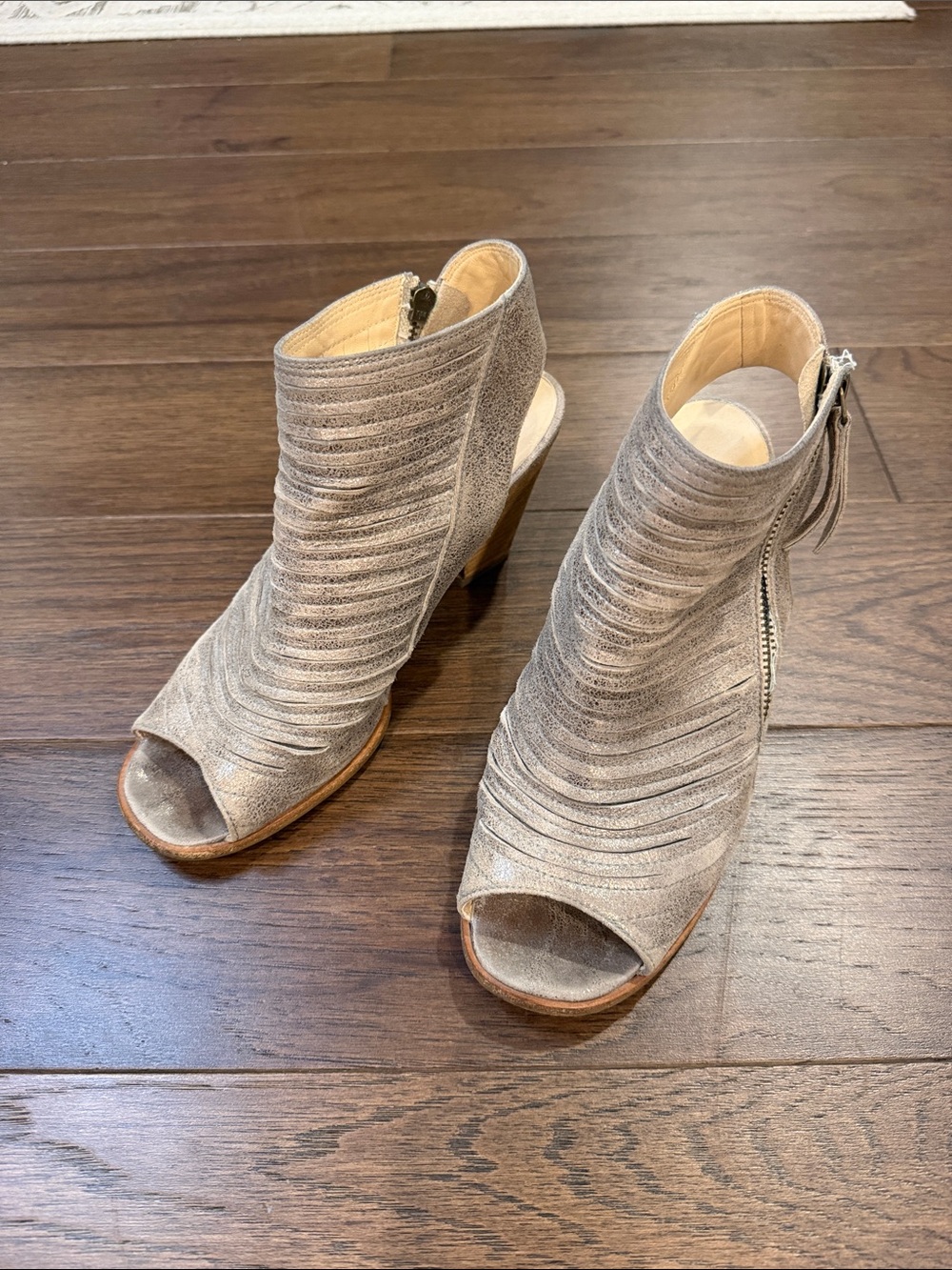 Paul Green Cayanne Peep Toe Sandals Size 5 - C69-085